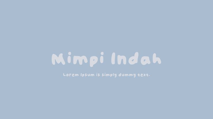 Mimpi Indah Font