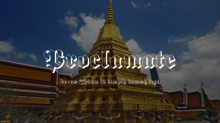 Proclamate Font Family