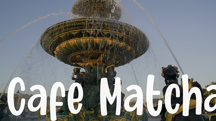 Cafe Matcha Font