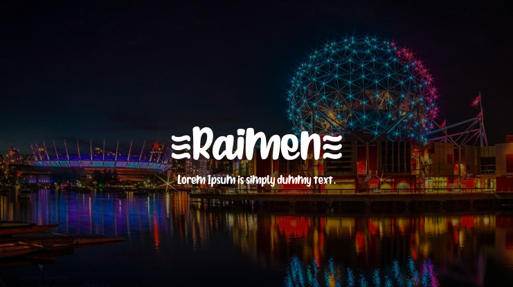 Raimen Font