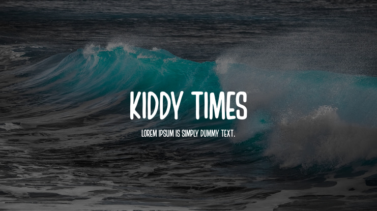 Kiddy Times Font