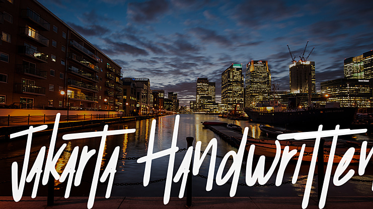 Jakarta Handwritten Font