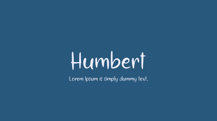 Humbert Font