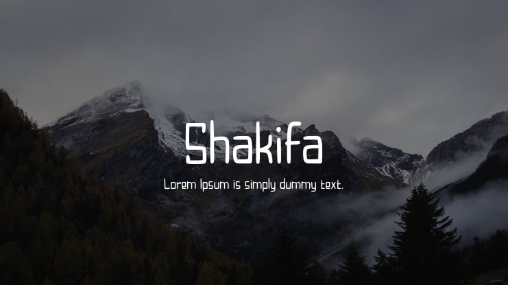 Shakifa Font