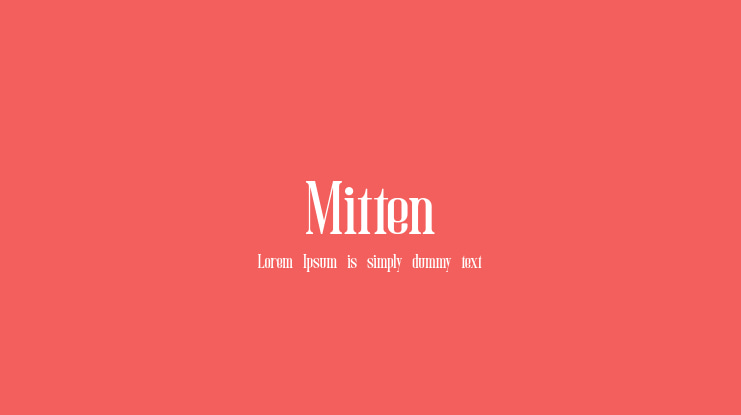 Mitten Font