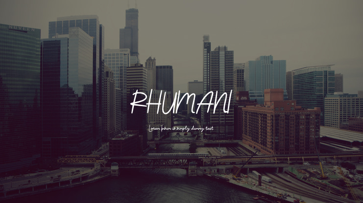 RHUMANI Font
