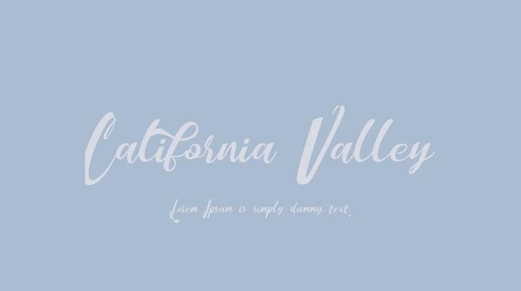 California Valley Font