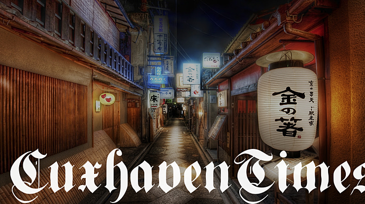Cuxhaven Times Font