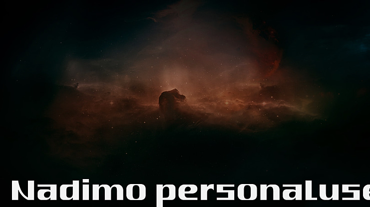 Nadimo personaluse Font Family