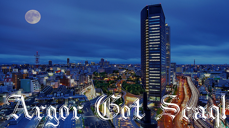 Argor Got Scaqh Font