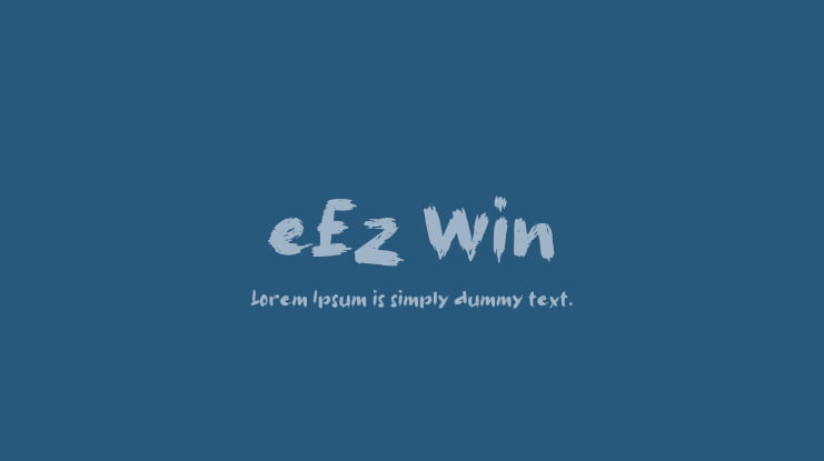 eEz Win Font