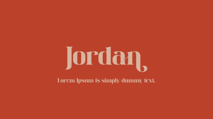 Jordan Font
