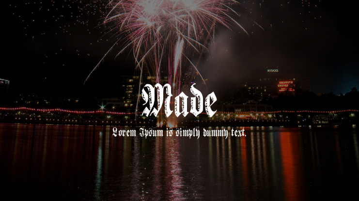 Made Font