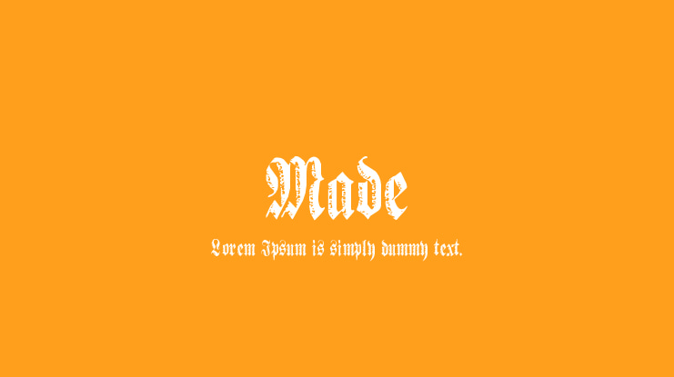 Made Font