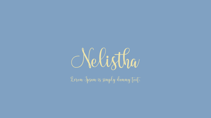 Nelistha Font