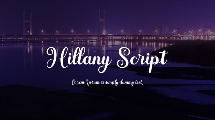 Hillany Script Font
