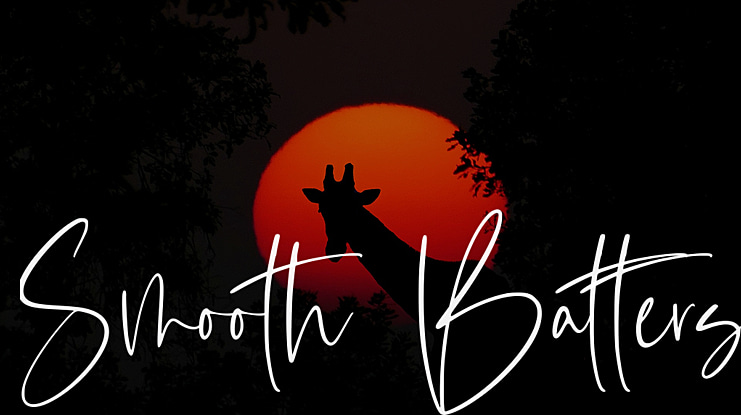 Smooth Batters Font