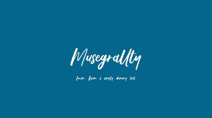 Musegrallty Font