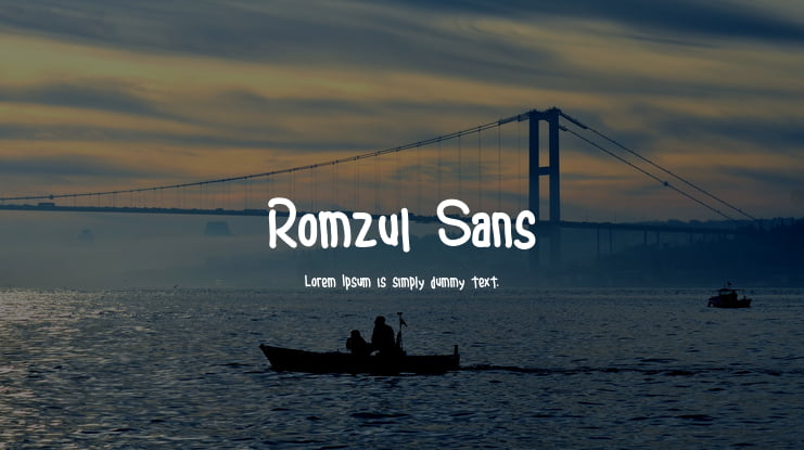 Romzul Sans Font
