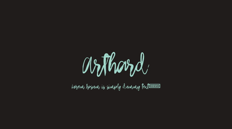 Arthard Font