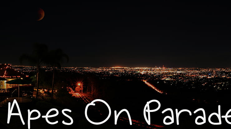 Apes On Parade Font