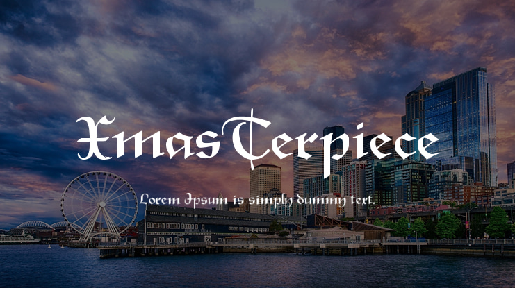 XmasTerpiece Font Family