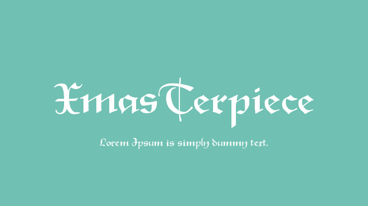 XmasTerpiece Font Family