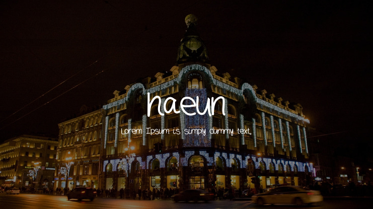 haeun Font