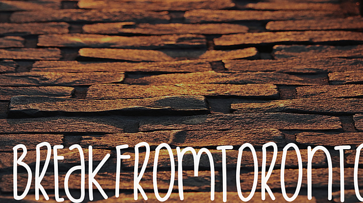 BreakFromToronto Font