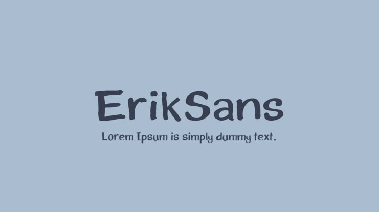 ErikSans Font