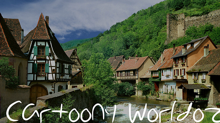 Cartoony_Worldoz Font