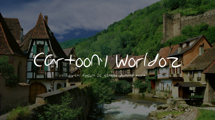 Cartoony_Worldoz Font