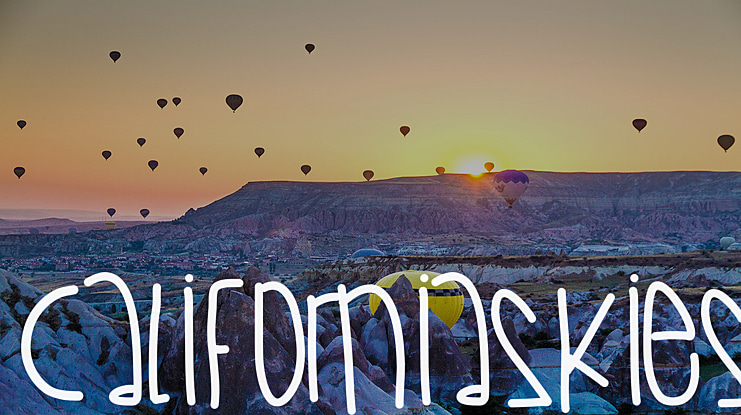 CaliforniaSkies Font
