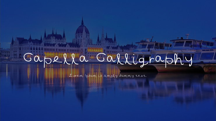 Capella Calligraphy Font