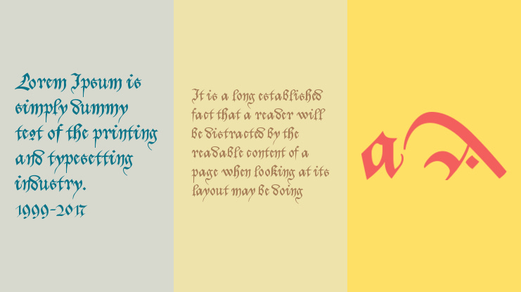 Bastarda K Font Family