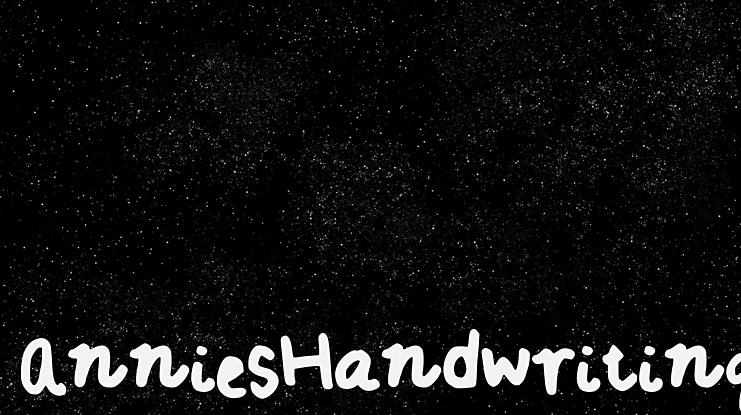 AnniesHandwriting Font