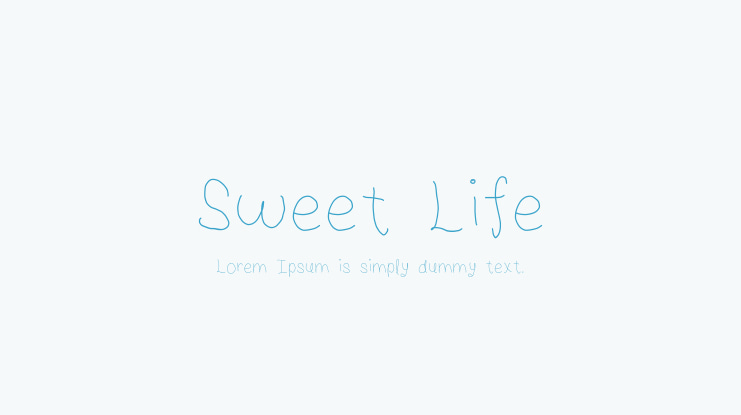 Sweet Life Font