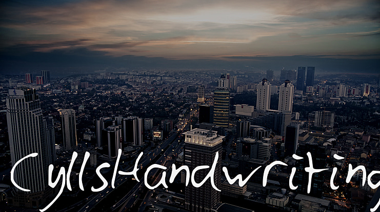 CyllsHandwriting Font