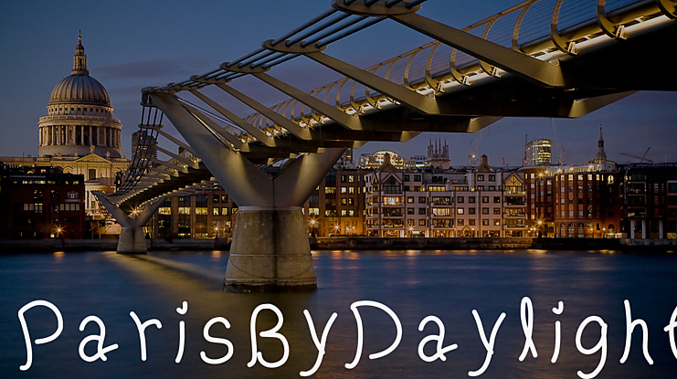 ParisByDaylight Font