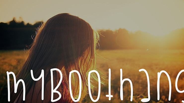 MyBooThang Font