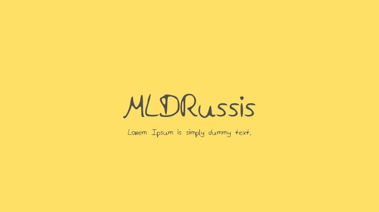 MLDRussis Font