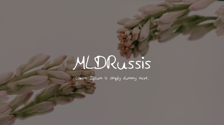 MLDRussis Font