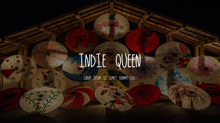 indie queen Font