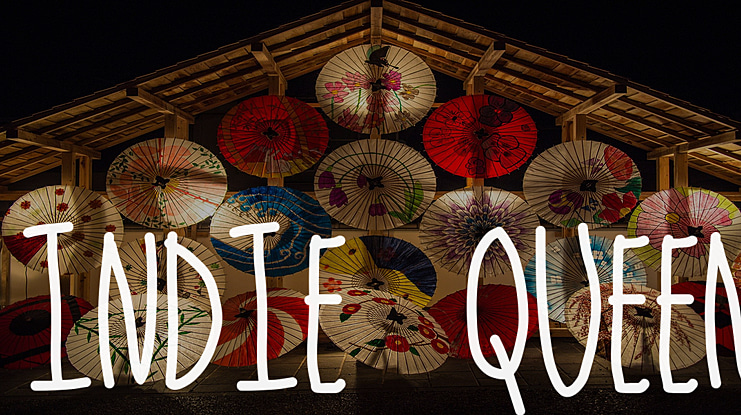 indie queen Font