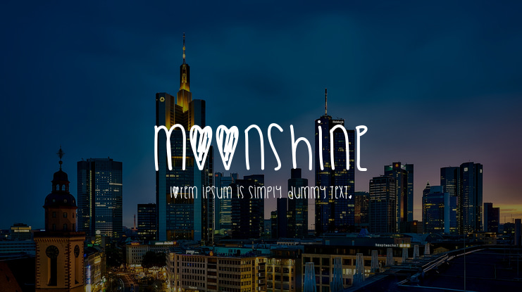 Moonshine Font
