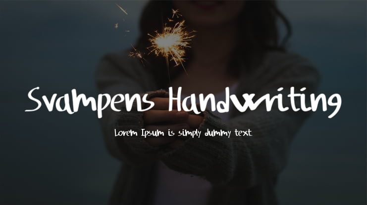 Svampens Handwriting Font