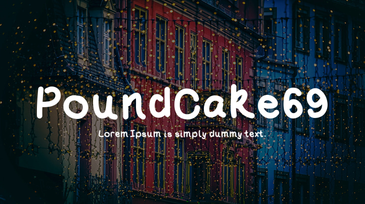 PoundCake69 Font