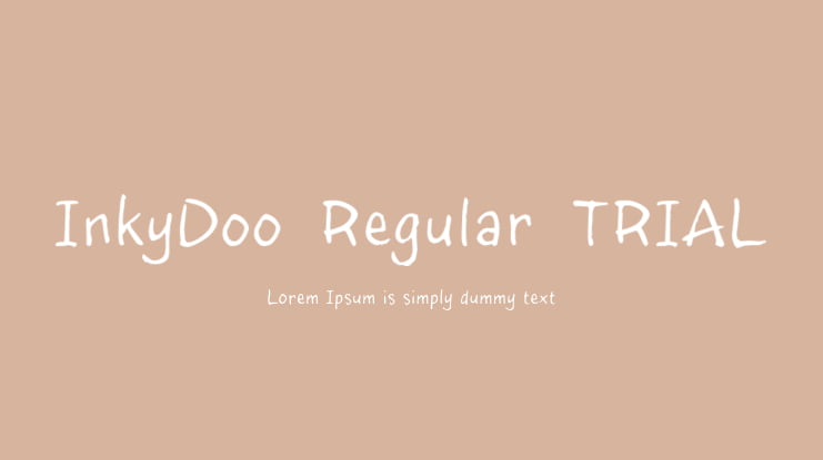 InkyDoo_Regular_TRIAL Font