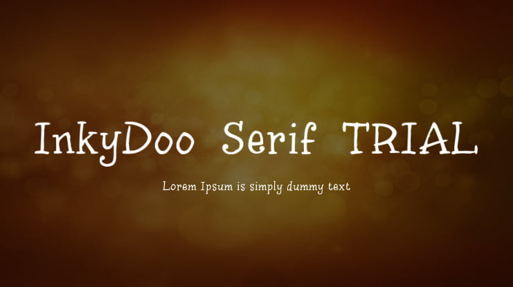InkyDoo_Serif_TRIAL Font