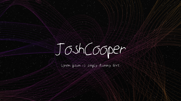 JoshCooper Font